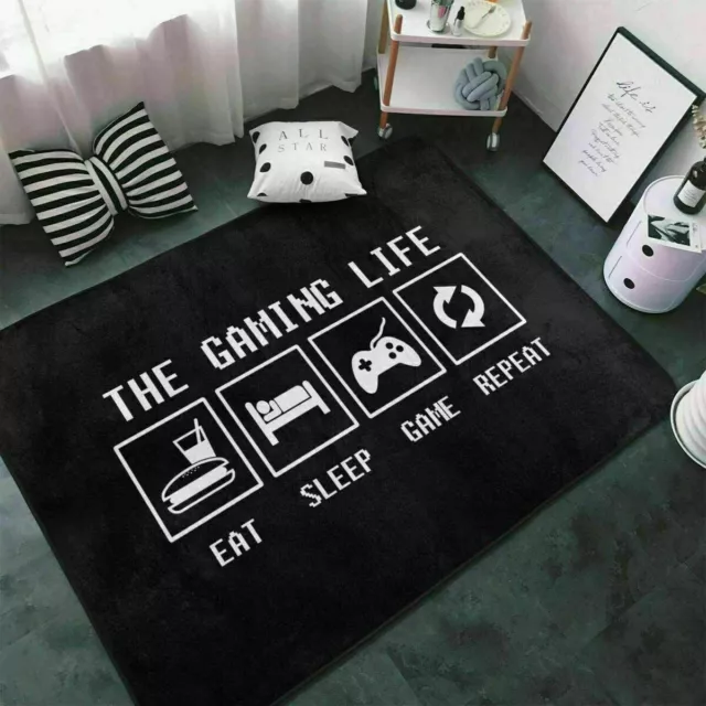 3D The Gamer Life Gamepad Custom Rug Doormat WC Bedroom Floor Mat Carpet Decor