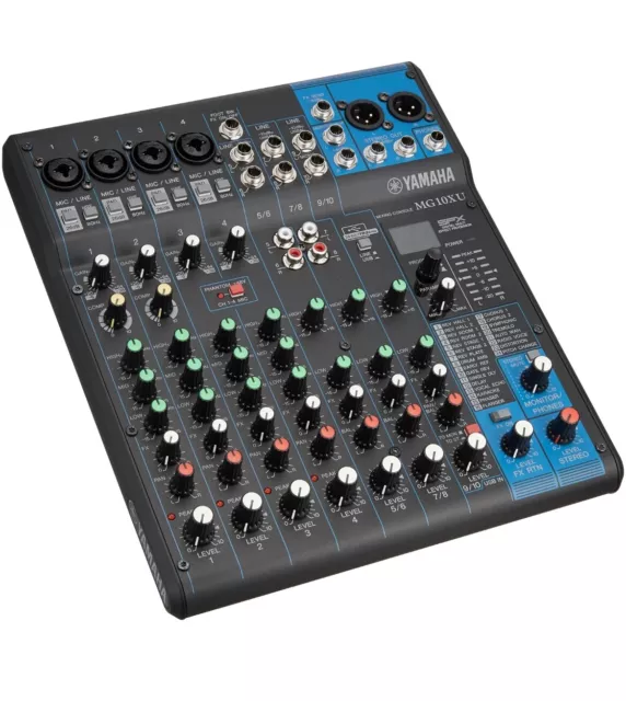 ✅Yamaha MG10XU Mischpult Kompaktes Mischpult zehn Eingangskanälen Mixer TOP✅