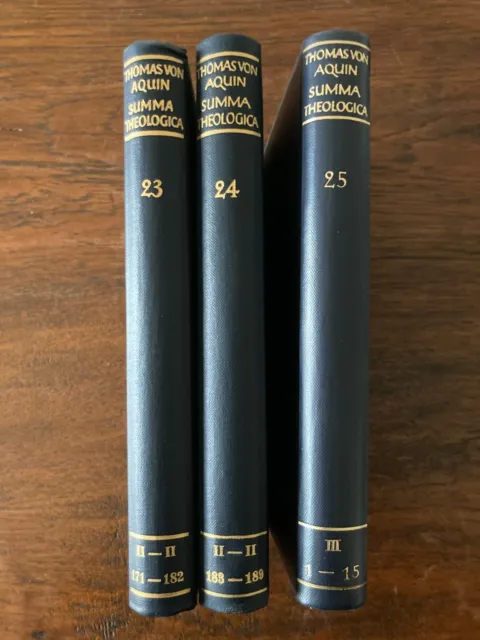 Die Deutsche Thomas-Ausgabe * Summa Theologica * Band 23, 24 und 25 * sehr gut
