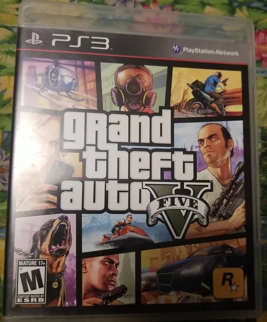 GRAND THEFT AUTO V GTA 5 PS3 PlayStation 3 CIB completo con mappa EUR ...