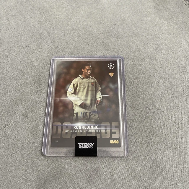 TOPPS TOTAL FOOTBALL 1/1 Ronaldinho EUR 700,00 - PicClick DE