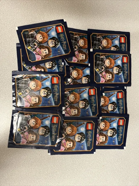 X14 Lego Harry Potter Wizarding World Sticker & Card Packs!