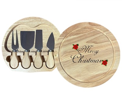 Ausonia SET 4 PEZZI COLTELLINI INOX DA FORMAGGIO AUSONIA MANICO LEGNO 