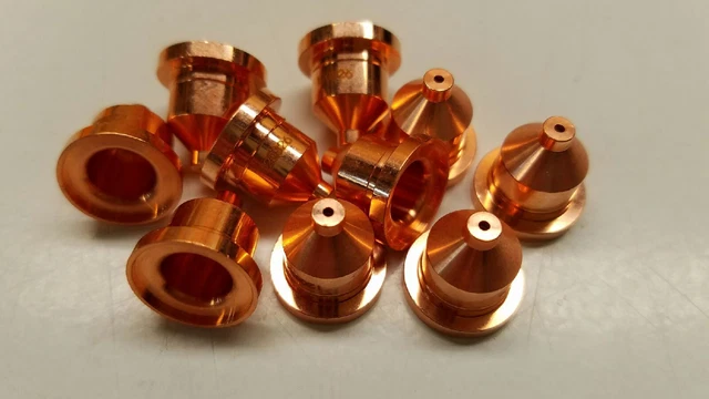 10 x 120826 40A Plasma Cutter Nozzles *SKIP KNOCKOFF JUNK* - Mfg by PlasmaDyn