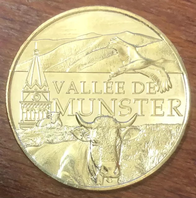 Mdp 2022 Vallée De Munster Vache Médaille Monnaie De Paris Jeton Touristique