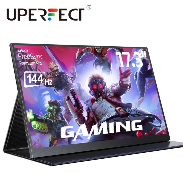 144HZ  Portable Monitor UPERFECT 17,3 Zoll IPS screen HDR 1080P FHD Typ C NEU DE