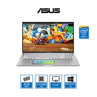 ASUS VivoBook S532FA 15.6" Laptop Intel Core i5 8GB RAM 32GB+512GB SSD Silver #C