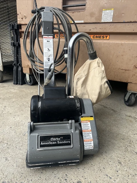Clarke American EZ-8 Drum Floor Sander W/ CORD AND BAG  Free Ship!