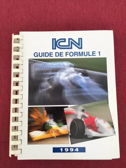 ICN Guide De Formule 1 1994 Ayrton Senna Williams Roland Ratzenberger F1 Formula