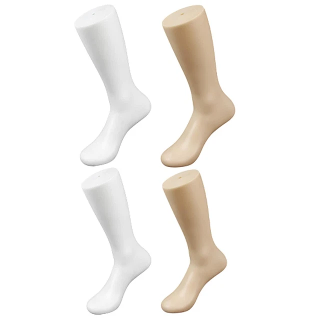 Pied De Mannequin En PVC - Présentoir Pour Chaussures Ou Modèle De Pied - Taille Facultative - Neuf
