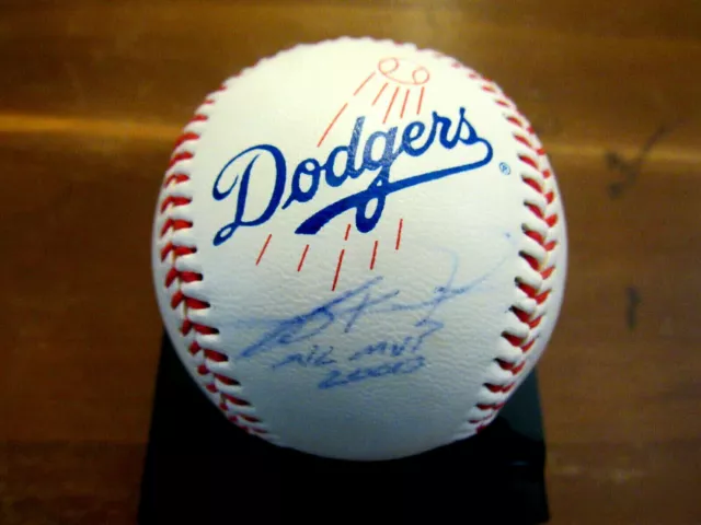 Jeff Kent Nl 2000 Mvp Sf Giants La Dodgers Signed Auto Dodger Logo Baseball Jsa