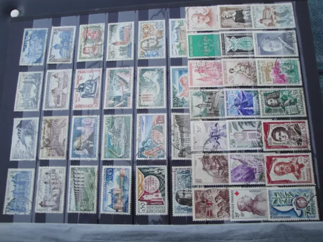 Lot timbres de France oblitérés