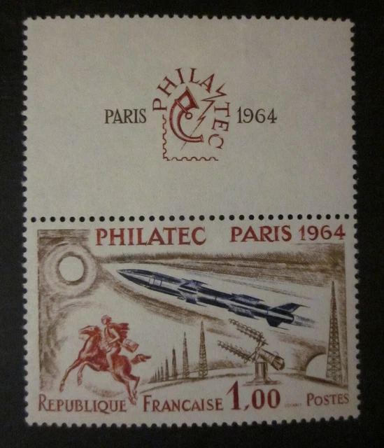 Timbre neuf France 1964 - Philatec avec vignette - YT 1422