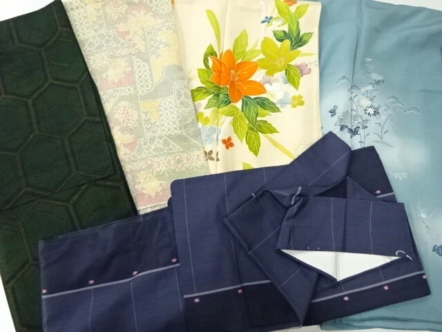 45079# Japanese Kimono / Antique Kimono / Set Of 5