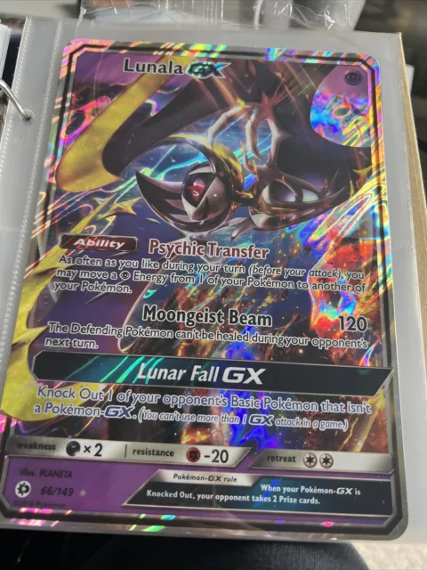 Lunala GX Jumbo SM103 Pokémon TCG Oversized Sun & Moon Black Star