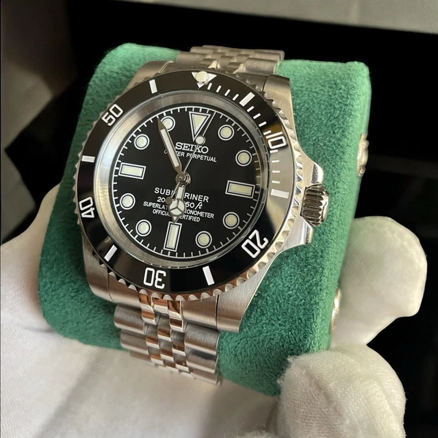 40mm NH35 Cassa Orologio da uomo Accessori Vetro zaffiro