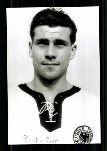 Photo Dédicacée Karl Ringel – Joueur National Allemand Années 50 – Original