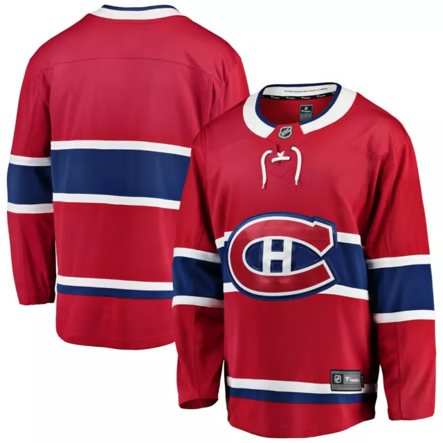 NHL Trikot Jersey Montreal Canadiens Breakaway Fanatics Eishockey Home rot