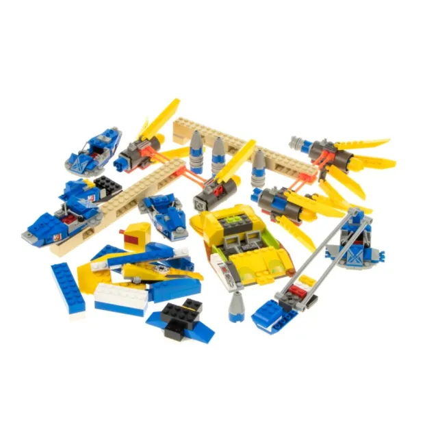 1x LEGO Pièces Set Star Wars Vaisseau Spatial 9497 7140 7141 Rouge Gris  Incomplé