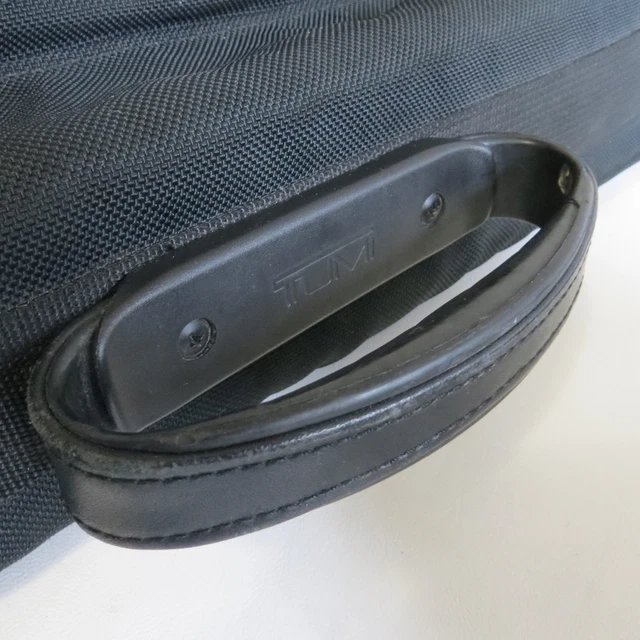 Black Tumi Alpha Ballistic Bifold Garment Bag Suitcase 231D3 5