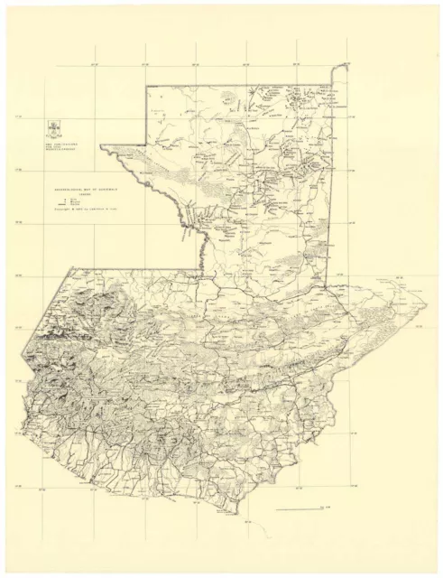 Archaeological Map of the Guatemala