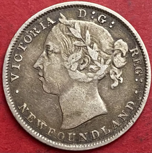 1888 Newfoundland 20 Cents - F/VF - Lot#6937