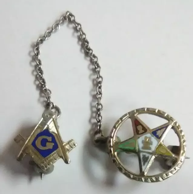 Order of the Eastern Star Masonic Pin