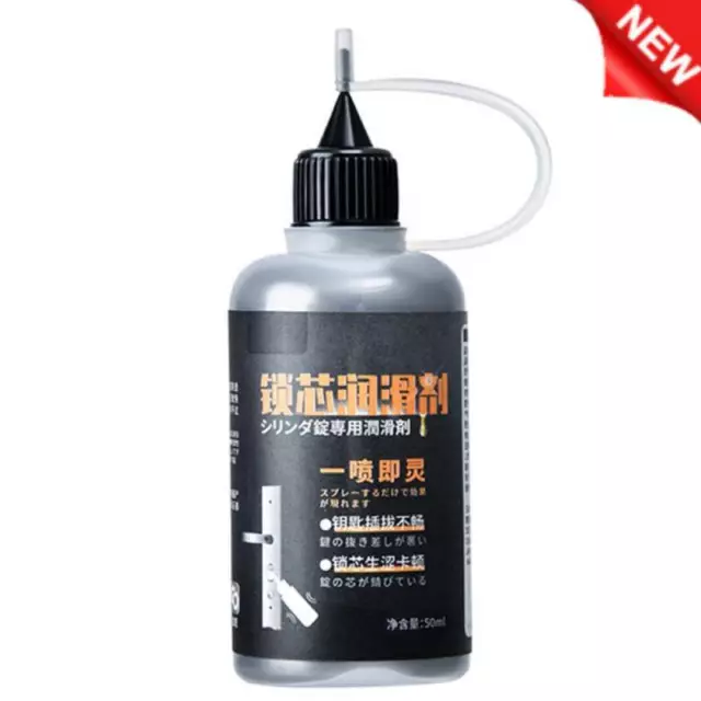 Graphite Fine Powder Lubricant for Lock Locksmith Cylinder Car Padlock - 50ML