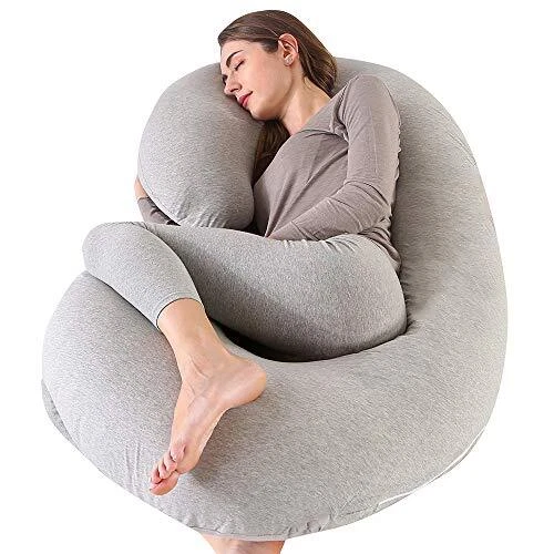 Pregnancy Pillow, C Shaped Full Body Pillow 52", Maternity Pillow Support for...