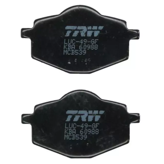 TRW Garnitures de Freins Arrière pour Yamaha Dt Rd Tdr XC XT XTZ YZ Tt Ybr TZR