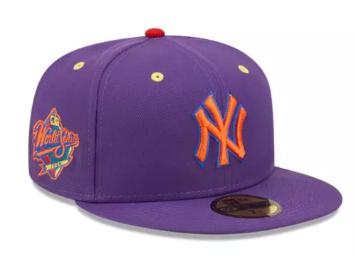 New York Yankees Mlb New Era 59Fifty 1999 World Series Fitted Roygbiv Hat Nwt