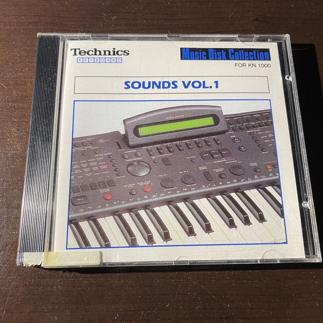 TECHNICS KEYBOARD MUSIC Disk Collection Sounds Vol. 1 for KN 1000 24.