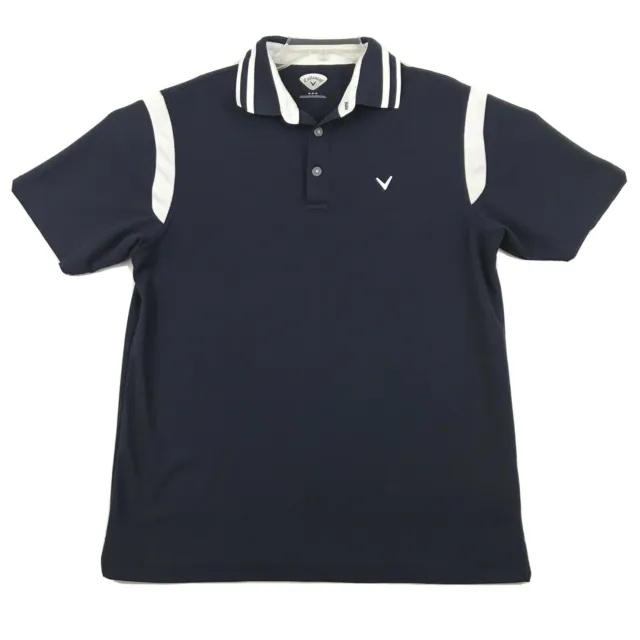 CALLAWAY MENS GOLF Polo Shirt Size M Blue $19.99 - PicClick