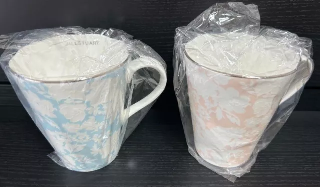 JILL STUART Pink Blue Mug Cup 2 Piece Set