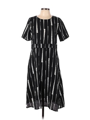 Vicky And Lucas Women Black Casual Dress L