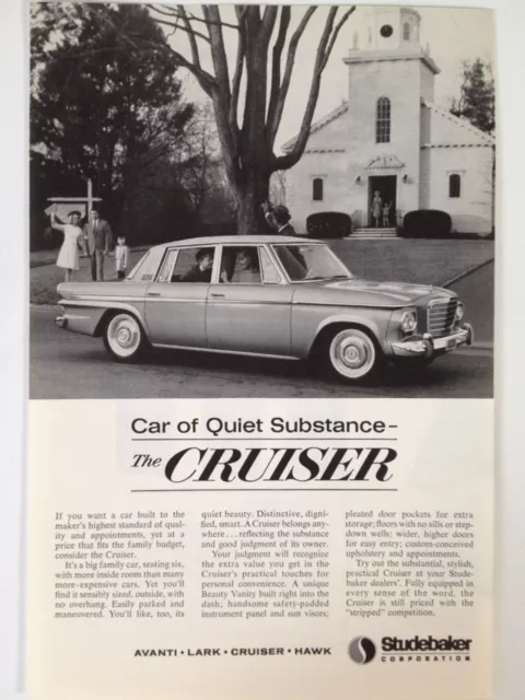1963 Studebaker Cruiser Print Ad