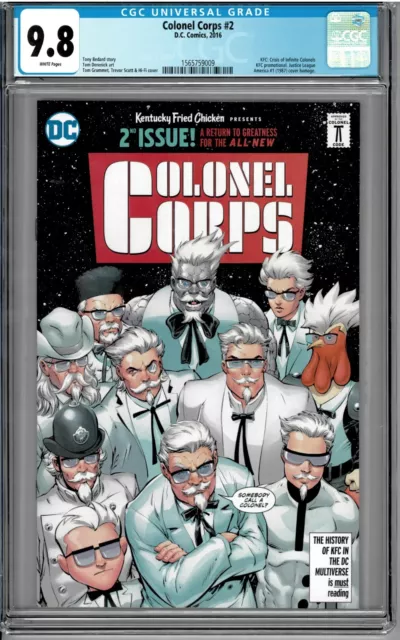 DC KFC: The Colonel Corps #2 Infinite Crisis San Diego Comic Con SDCC CGC 9.8!!!