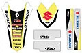 Factory Effex 19-50430 EVO Series Graphics Trim Kit Suzuki Yellow 13-1937 466459