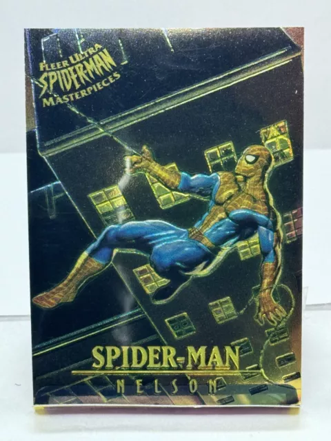 1995 Fleer Ultra Spider-Man Masterpieces - Spiderman - Nelson - 5 of 9