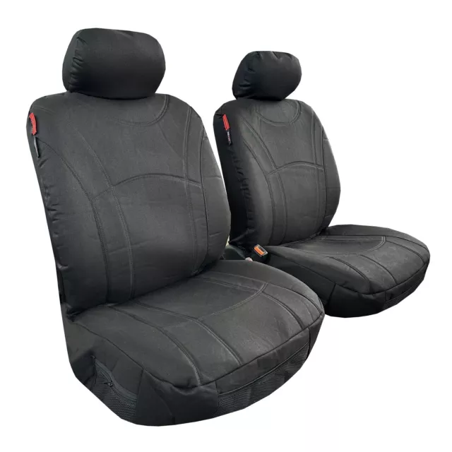 For Chevy Silverado 3500 2007-ON Car Seat covers Front Set Cotton Canvas 2PCS