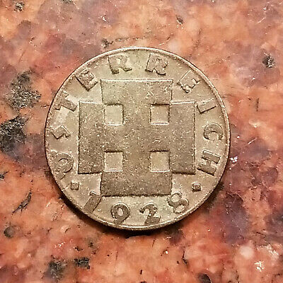 1928 Austria 2 Groschen Coin - #A6060