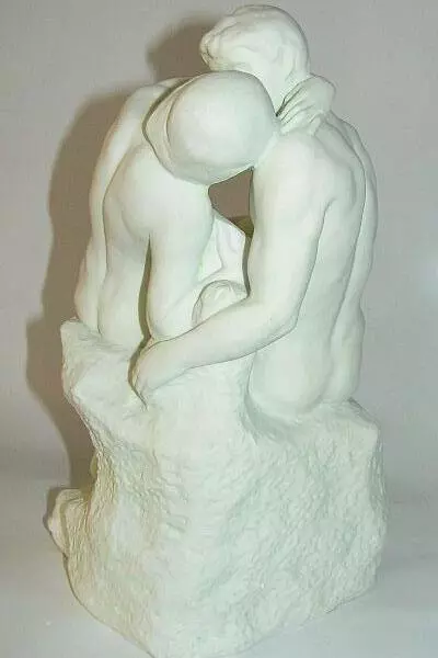 Skulptur - Der Kuss - Nach Auguste Rodin, 26Cm #07 2