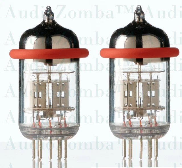 2 X Valvole 6N2P-EV (6N2P) NOS OTK Voskhod – Equivalente ECC83 / 12AX7 – Anni '80