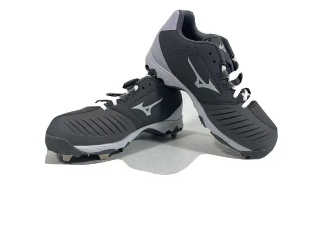 Mizuno Softball Cleats 9-Spike Advanced Sweep 4. Grey and White Women