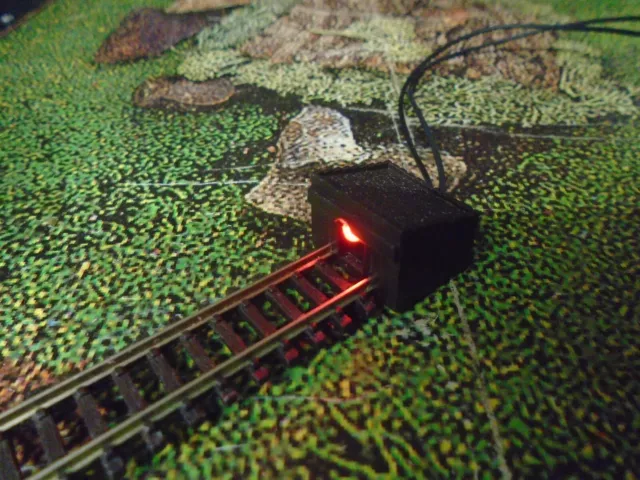 Peco N Gauge Buffer Stop With Blinking Red Led Light Dc & Dcc