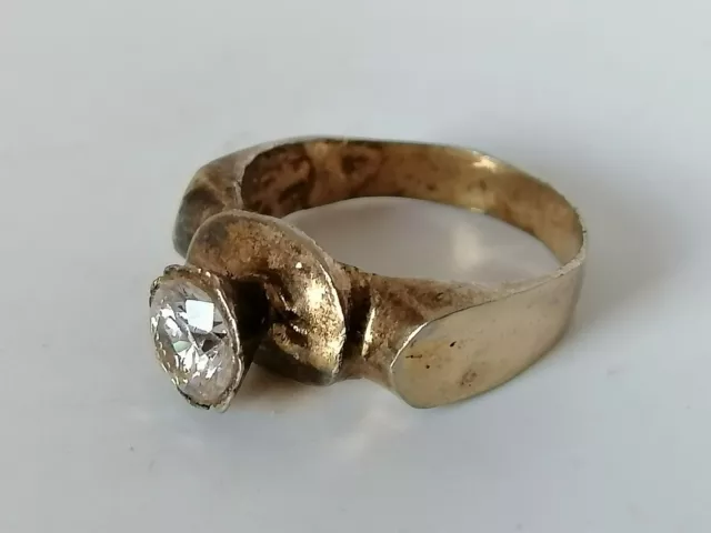 Unique Rare Ancient Bronze Ring Viking Artifact Ring Antiquity Authentic Amazing