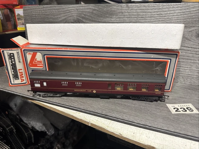Internation Maroon LIMA 305323W BRITISH Railways Maroon Restaurant Car M25486 Boxed £9.99 ...