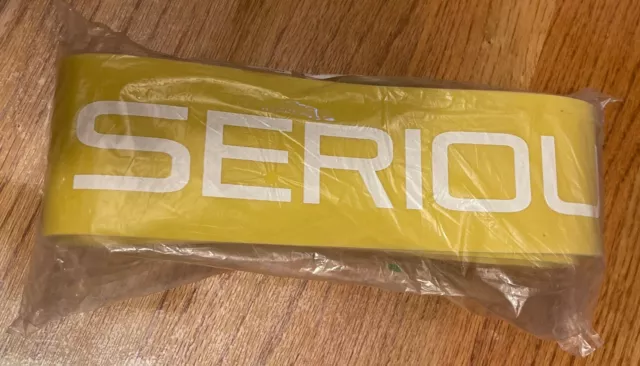 Serious Steel resistance band Yellow #6 Workout Fitness Exercise CrossFit X3
