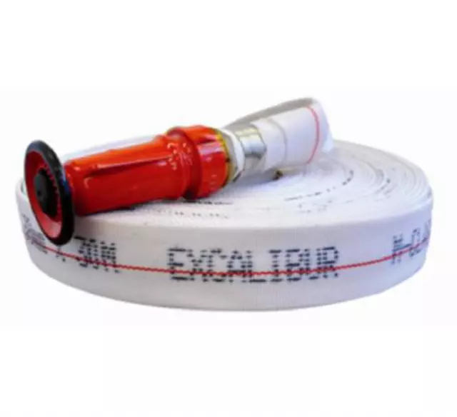 1.5 Inch Canvas Fire Hose - Excalibur - Layflat - Fire Fighting Hose 38mm