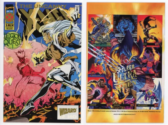 Uncanny X-Men #320 (NM 9.4) Storm Wizard Gold Logo Edition Variant 1995 Marvel